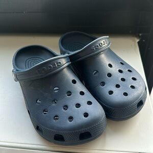 Navy Blue Crocs